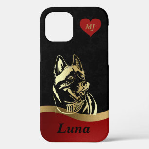 Elegant Custom Siberische Husky Lovers iPhone Case