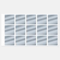 Elegant Custom Silver Faux geborsteld metaal