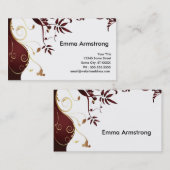 Elegant Custom Visitekaartje (Voorkant / Achterkant)