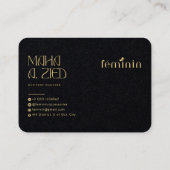 Elegant custom Visitekaartje ontwerp (Achterkant)