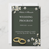 Elegant Custom Wedding Invitation (Devant)