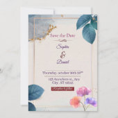 Elegant Custom Wedding Invitation (Devant)