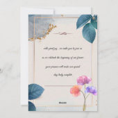 Elegant Custom Wedding Invitation (Dos)