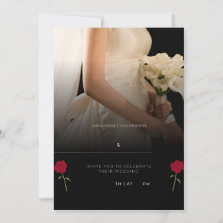 Elegant Custom Wedding Invitations  Kaart