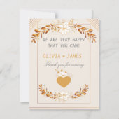 Elegant Customizable Wedding (Achterkant)