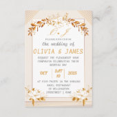 Elegant Customizable Wedding Enclosure Card Informatiekaartje (Voorkant)