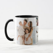 Elegant customized family collage mug (Gauche)