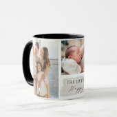 Elegant customized family collage mug (Devant gauche)