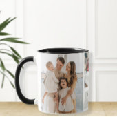 Elegant customized family collage mug