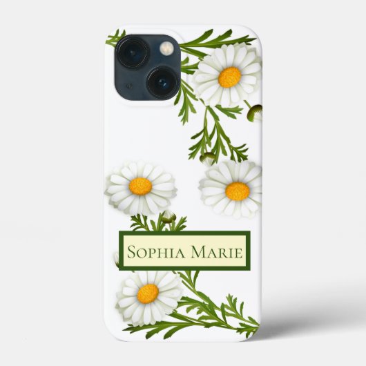 Elegant Cut Daisies Case-Mate iPhone Case (Achterkant)