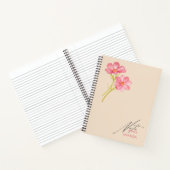 Elégant Cute Carnet Floral tendance (Intérieur)