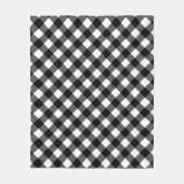 Elegant Cute Gingham Check Fleece Blanket Deken (Voorkant)