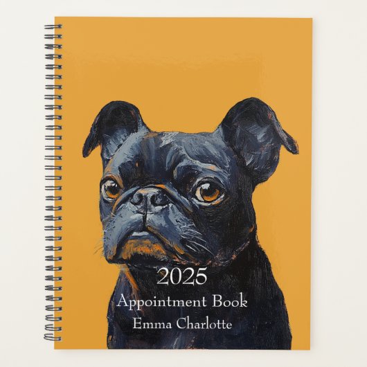 Elegant Cute Modern Personalizd Love Stylish gift Planner (Voorkant)