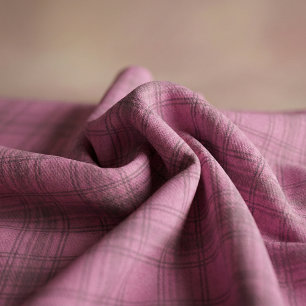 Elegant Cute Pink Tartan Patroon Stof
