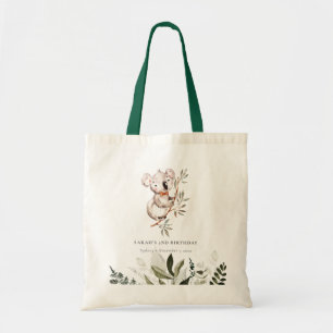 Elegant Cute Sleepy Koala vult elke dag van de zon Tote Bag