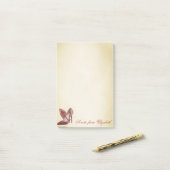 Elegant Cute Stylish Girly, op hoog niveau Post-it® Notes (Op bureau)
