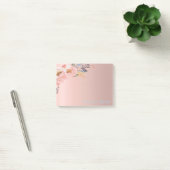 Elegant Cute Stylish Girly Waterverf Flowers Post-it® Notes (Kantoor)