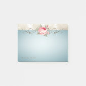 Elegant Cute Stylish, Romantic.Roos Post-it® Notes (Voorkant)