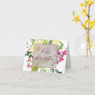 Elegant daffodils Moederdag Kaart