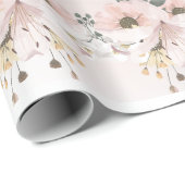 Elegant Dainty Florals Wrapping Paper Sheets Cadeaupapier (Rol Hoek)