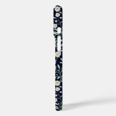 Elegant Daisy Bloempatroon op Donkere Achtergrond Case-Mate iPhone Case (Achterkant / Links)