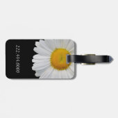 Elegant Daisy Custom Bagagelabel (Achterkant horizontaal)