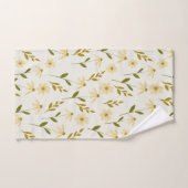 Elégant Daisy Floral Design Direction de la verdur (Serviette à main)