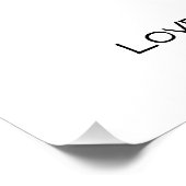 Elegant Daisy Geel Enkele Zwarte lijn Art Bloemen Perfect Poster (Hoek)