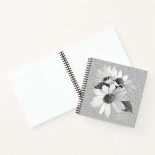 Elegant Daisy Motif Journaliste Note Livre