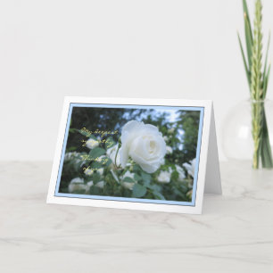 Elegant Daisy Photo Penser à vous Carte de Sympath