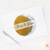Elegant Daisy Wedding Stickers (Envelop)