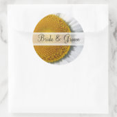 Elegant Daisy Wedding Stickers (Tas)
