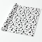 Elegant Dalmatian Pattern Cadeaupapier (Uitgerold)