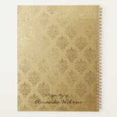 Élégant Damas d'or (Dos)