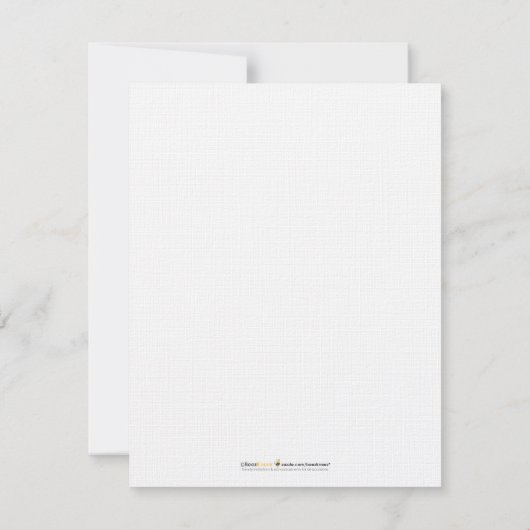 Elegant Damask Custom Flat Note-kaarten (rood) Notitiekaartje (Achterkant)