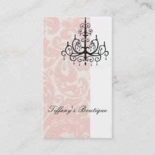 Elegant Damask Fashion Boutique Carte de visite