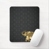 Elegant Damask Gold Paisley Elephant Muismat (Met muis)