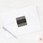 Elegant Damask Lash Spa Beauty Product Label (Envelop)