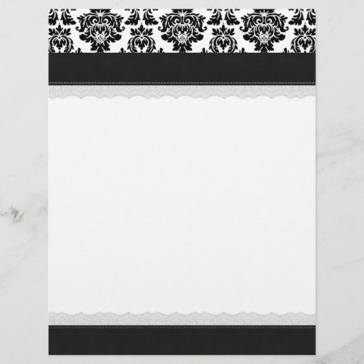 Elegant damask letterhead (Voorkant)
