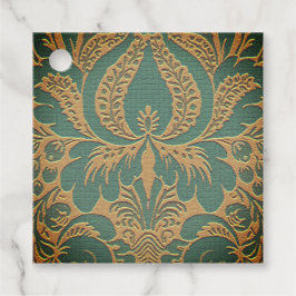 Elegant Damask Moederdag Bedankjes Labels