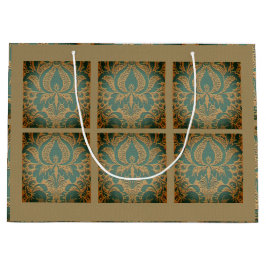 Elegant Damask Moederdag Groot Cadeauzakje