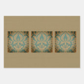 Elegant Damask Moederdag Inpakpapier Vel (Voorkant 2)