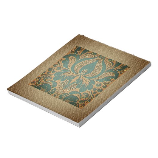 Elegant Damask Moederdag Notitieblok (Gedraaid)