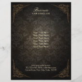 Elegant Damask Pattern  Brochures (Voorkant)