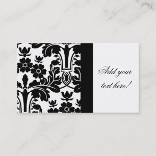 Elegant  Damask Pattern Visitekaartje
