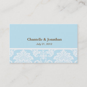 Elegant Damask Visitekaartje