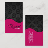 Elegant Damask Visitekaartje (Voorkant / Achterkant)