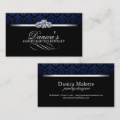Elegant Damask Visitekaartjes (Voorkant / Achterkant)