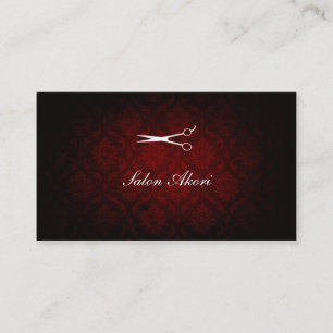 elegant dameskapster visitekaartje