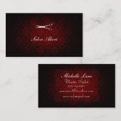 elegant dameskapster visitekaartje (Voorkant / Achterkant)